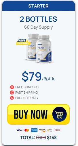 Buy Quiet Nerves™ 2 Bottles - Natural Stress Relief Supplement