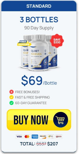 Buy Quiet Nerves™ 3 Bottles - Natural Nervous System Support